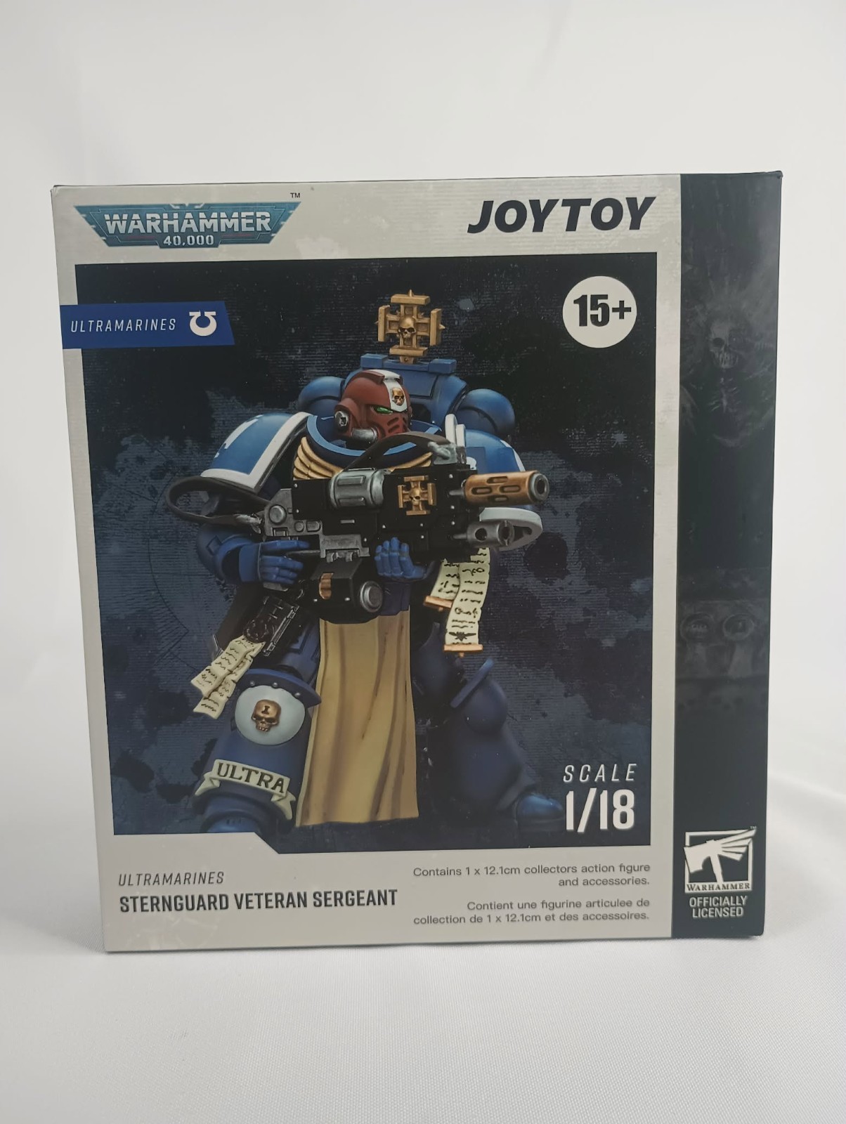 JOYTOY Warhammer 40K 1/18 Action Figure Ultramarines Sternguard Veteran Sergeant