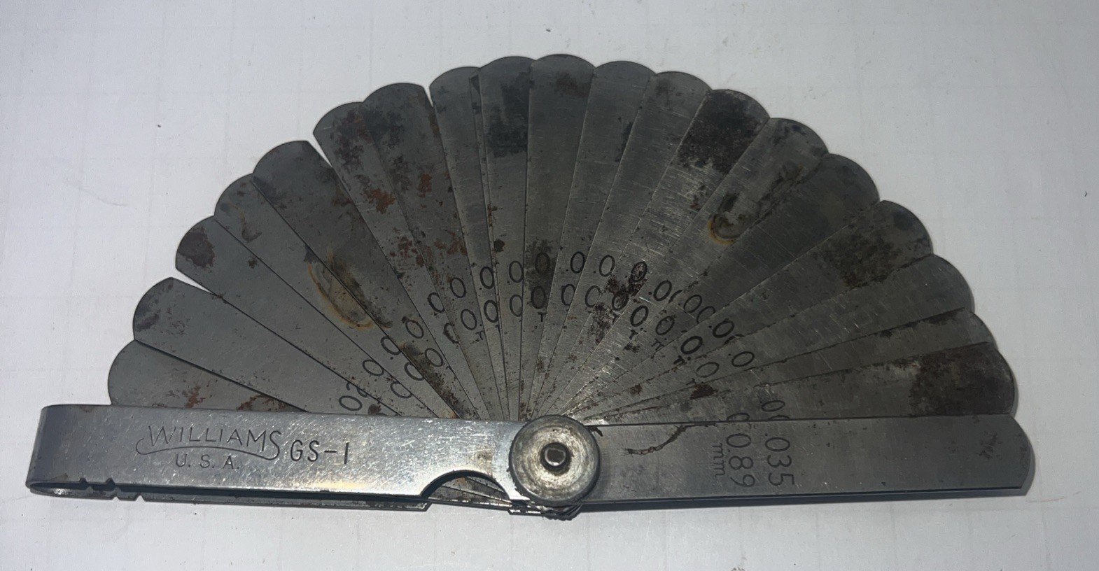 Williams GS-1 Master Feeler Gauge