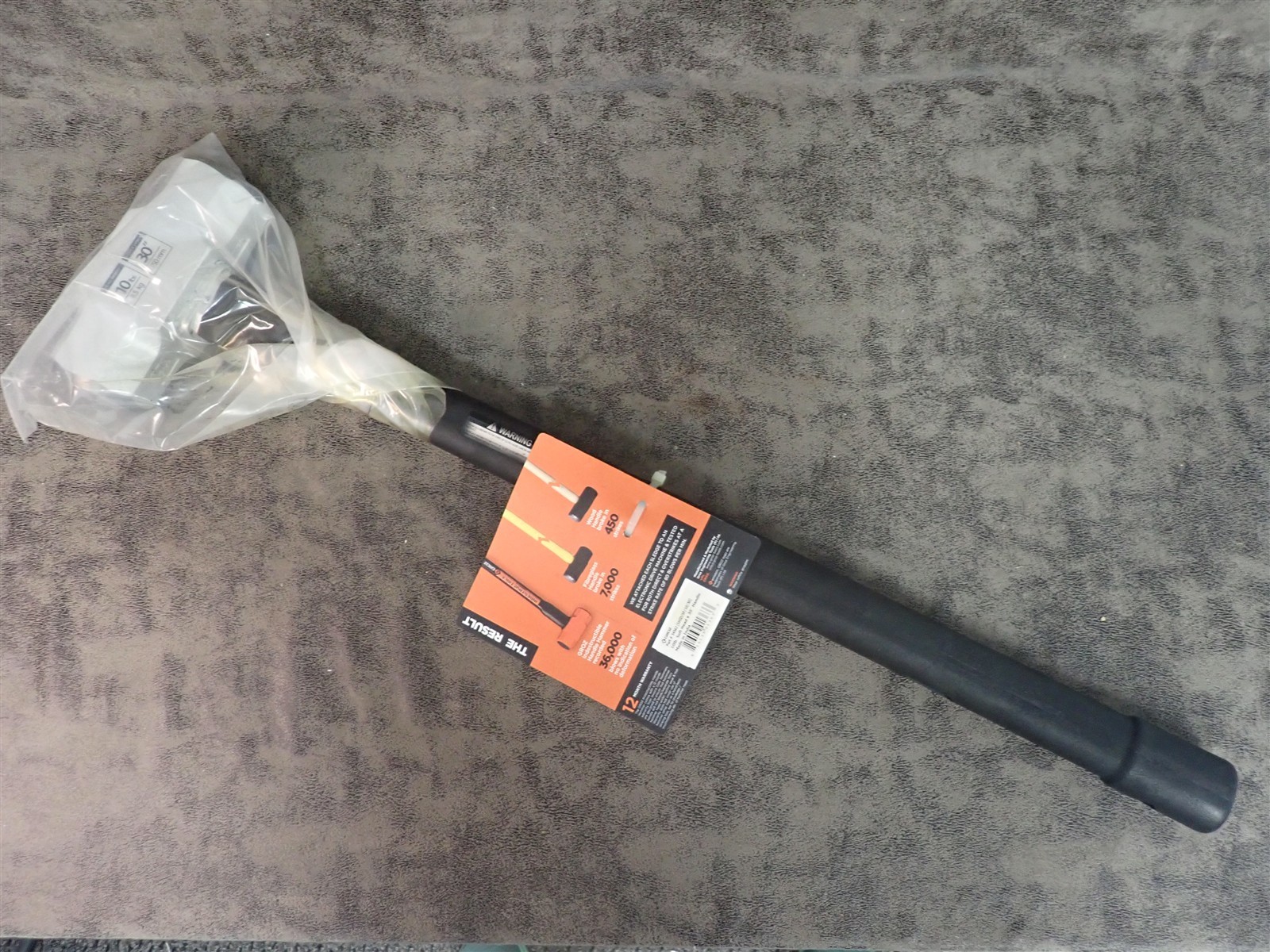 NEW Groz 34562 Indestructible Handle 10lb 30" Soft Head Sledge Hammer (E19)