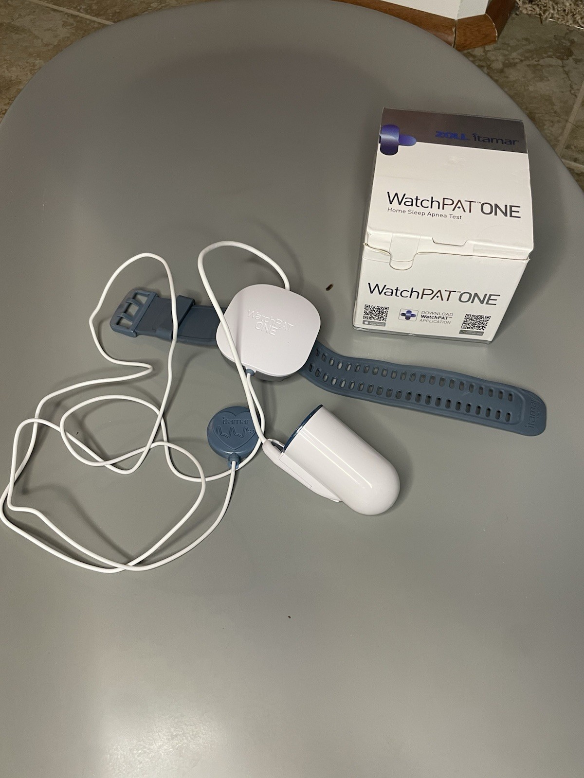 Zoll Itamar WatchPat One Home Sleep Apnea Test Kit No Code Pin/Used