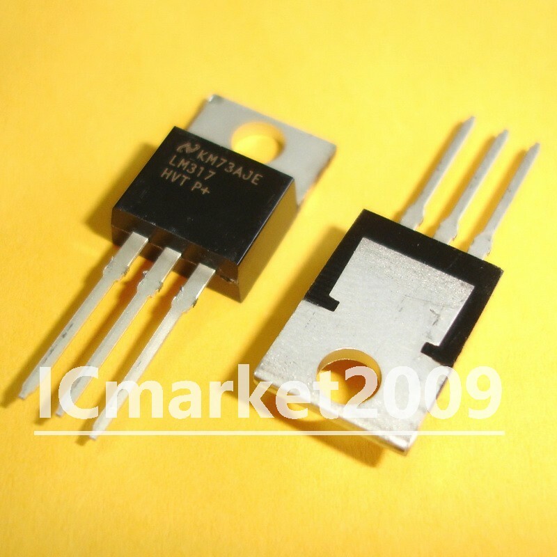 10 PCS LM317HVT TO-220 LM317 3-Terminal Adjustable Regulator Transistor Chip IC