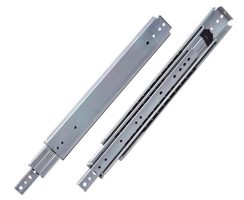 Brand New 1 Pair Heavy Duty Drawer Extension 3in Width 3-section Drawer Guide