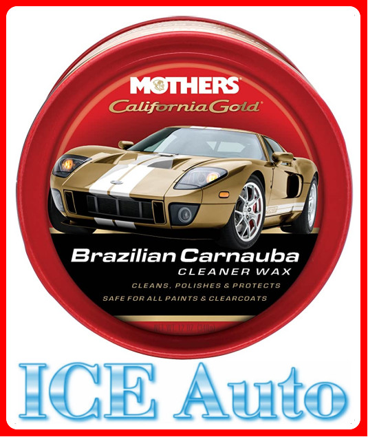 Mothers California Gold Brazilian Carnauba Cleaner Wax 12 oz. Polish & Protect!