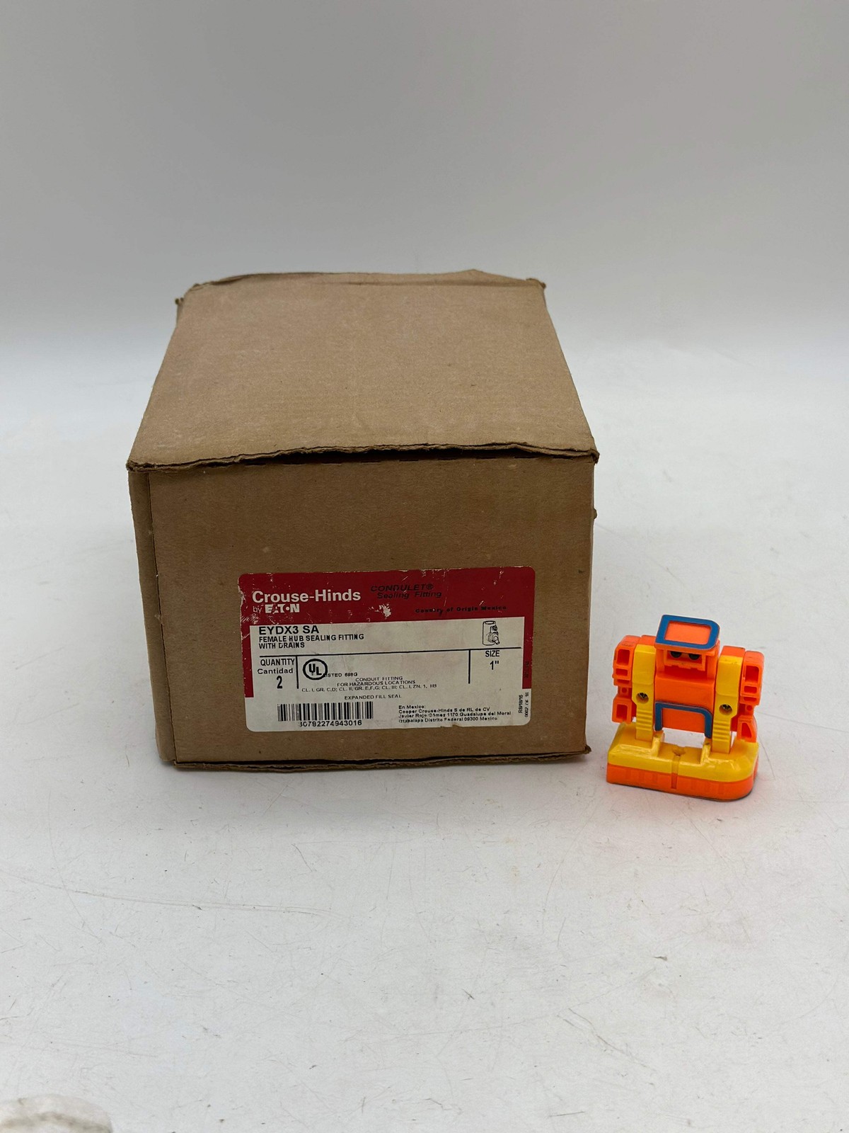 Eaton Crouse-Hinds EYDX3-SA Condulet Sealing Fitting, 1", *Box of (2)* (Open Box