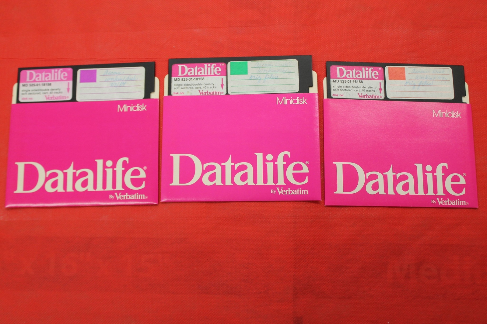 Oscom Working Copy Files Disc 5.25" Floppy Disk Disc Computer Software Mac