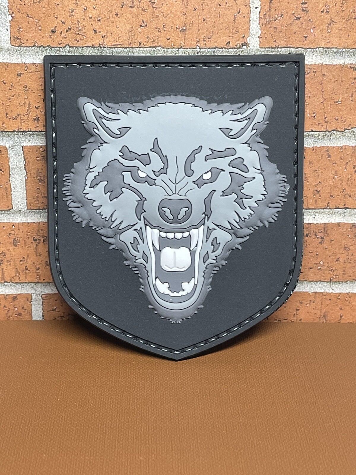 Tactical PVC Patch - Wolf Patch - Hook Morale Gun Werewolf Patch