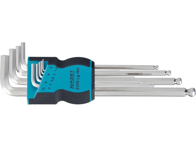 1 X 2105LG/9H Hex Key Set-Hazet