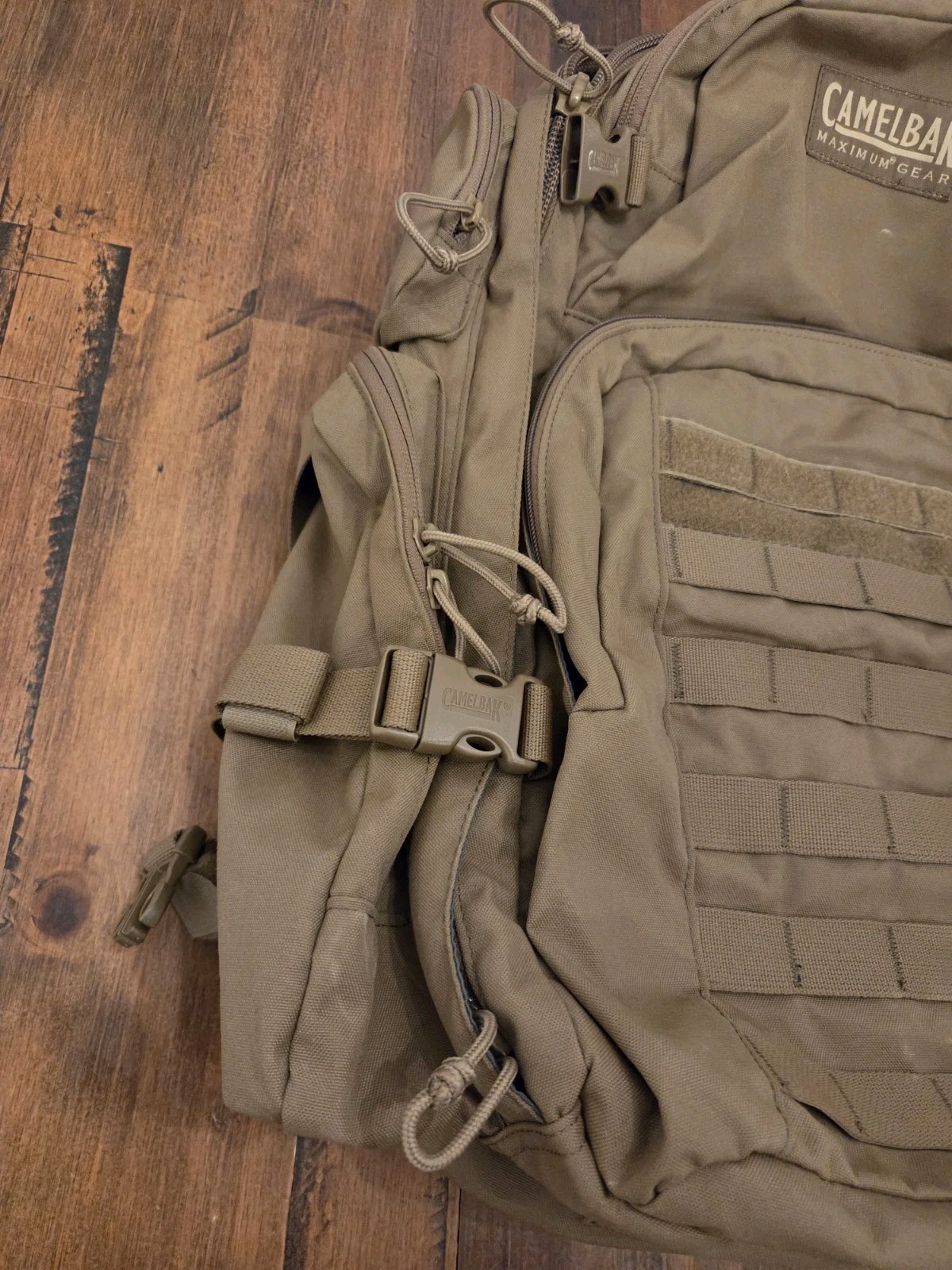 Camelbak Maximum Gear BFM Large Tactical Backpack Gray Hiking NO BLADDER EUC
