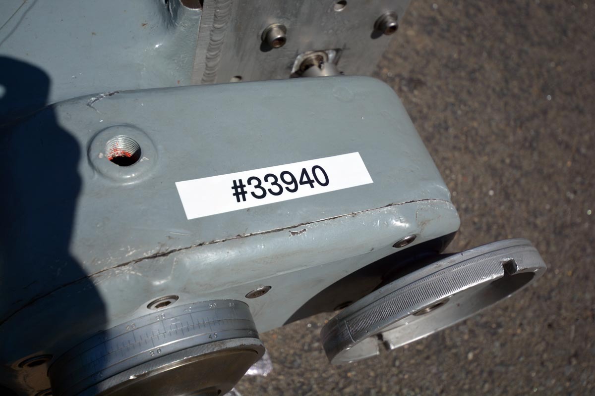 Pratt & Whitney 42" Plain Rotary Table (Inv.33940)