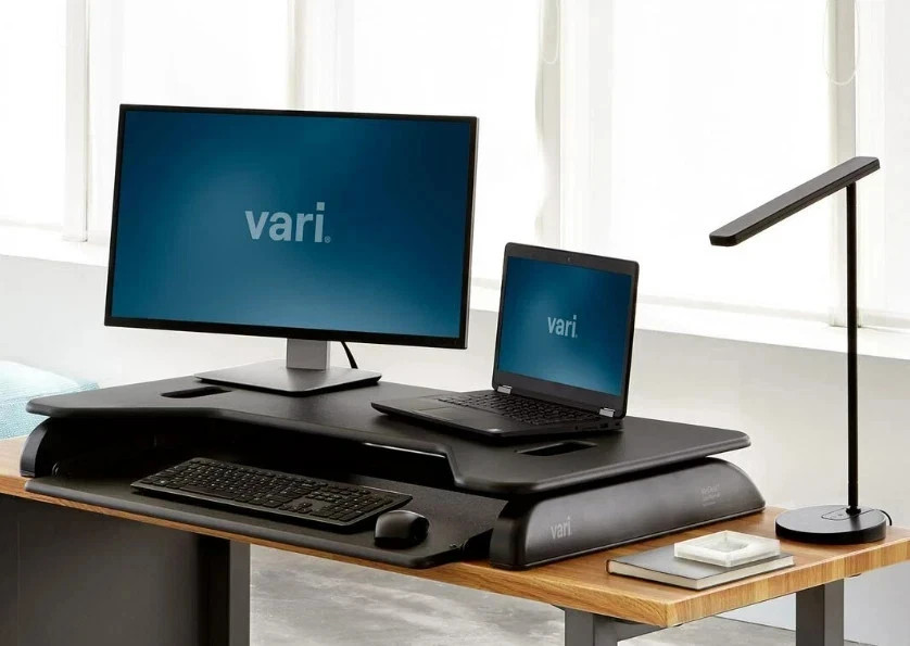 Varidesk Cube Plus 40 Adjustable Height Sit Stand Desk Converter 40" NEW