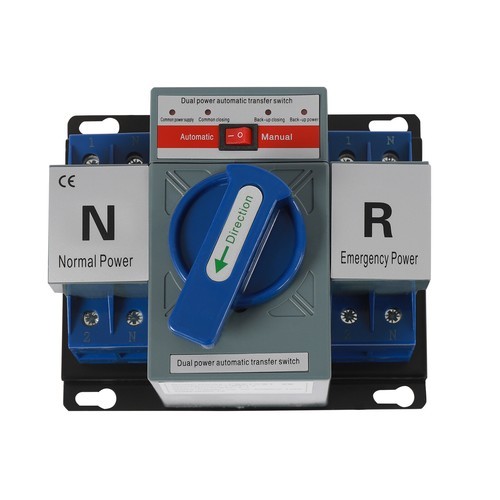2P Mini Switch Dual Power Transfer Switch Automatic Conversion Switch Self Cast