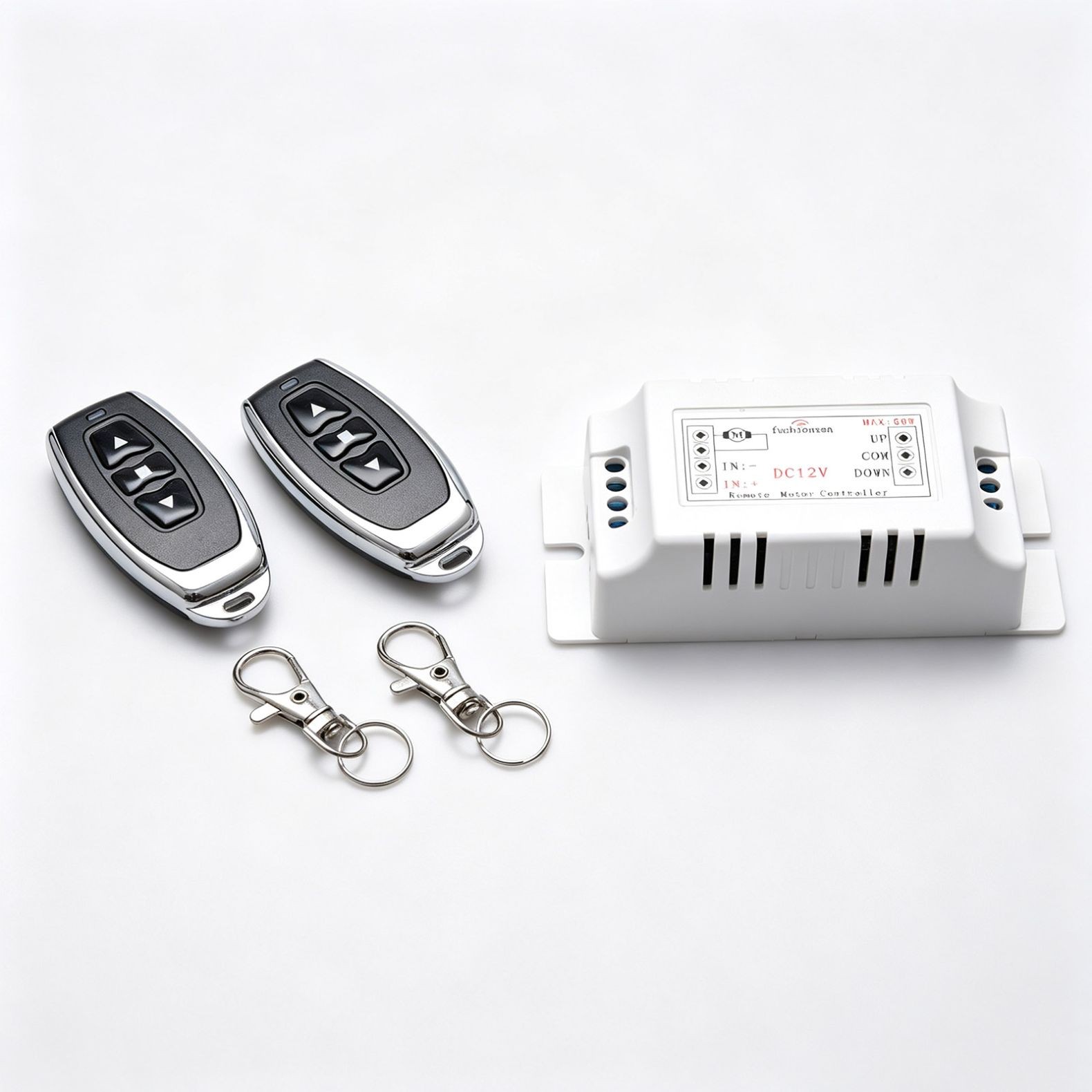 Motor Wireless Remote Switch Universal 2 Channel RF433MHz Remote Control 12V