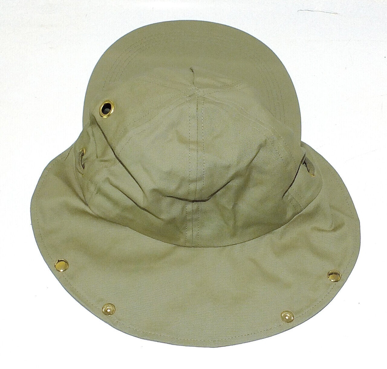 NEW FISHING SUN CAP with REAR FLAP, GREEN Color, KEY WEST - XL