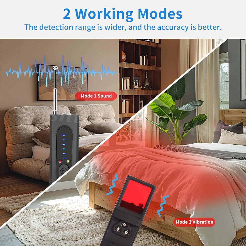 Hidden Camera Detector Anti Spy Signal Tracker GSM Audio Bug Finder Scanner