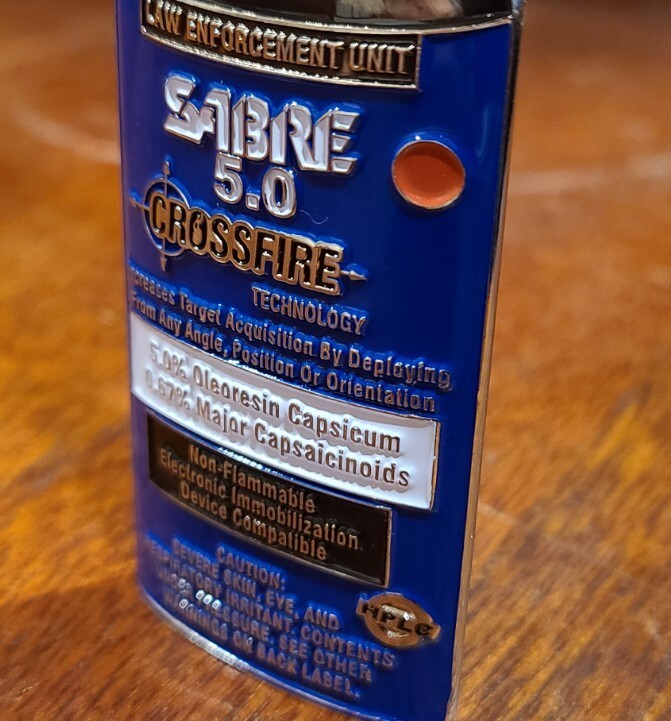 NYPD Firearms & Tactics Section -Sabre OC Pepper Spray Instructor Challenge Coin