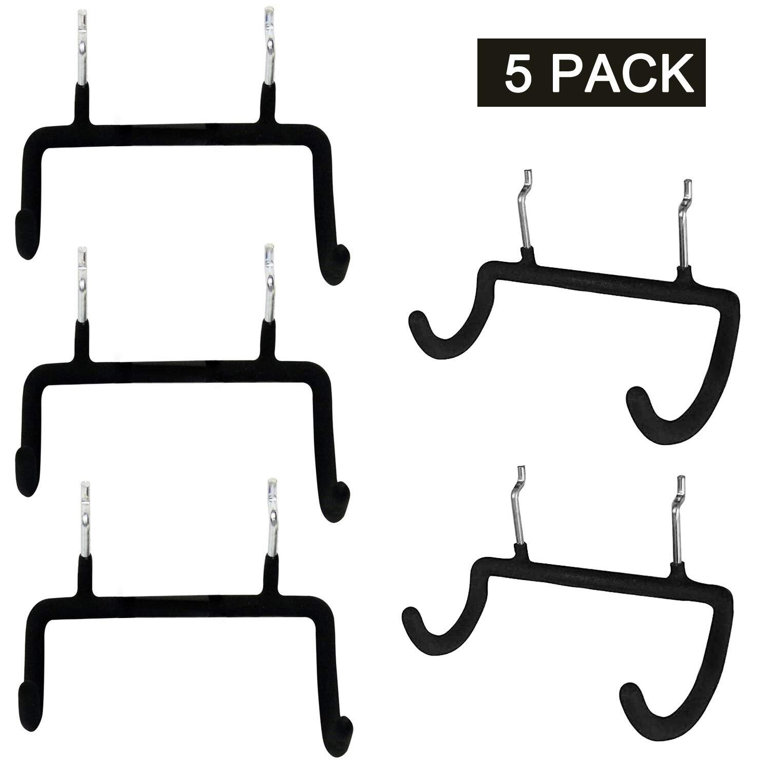 Menecor 5PCS Pegboard Drill Holder with Double Hooks and Accessories Bag for ...