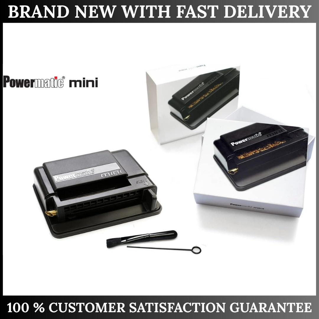 🔥🌱 POWERMATIC® MINI MANUAL CIGARETTE INJECTOR KING & 100MM ROLLING MACHINE