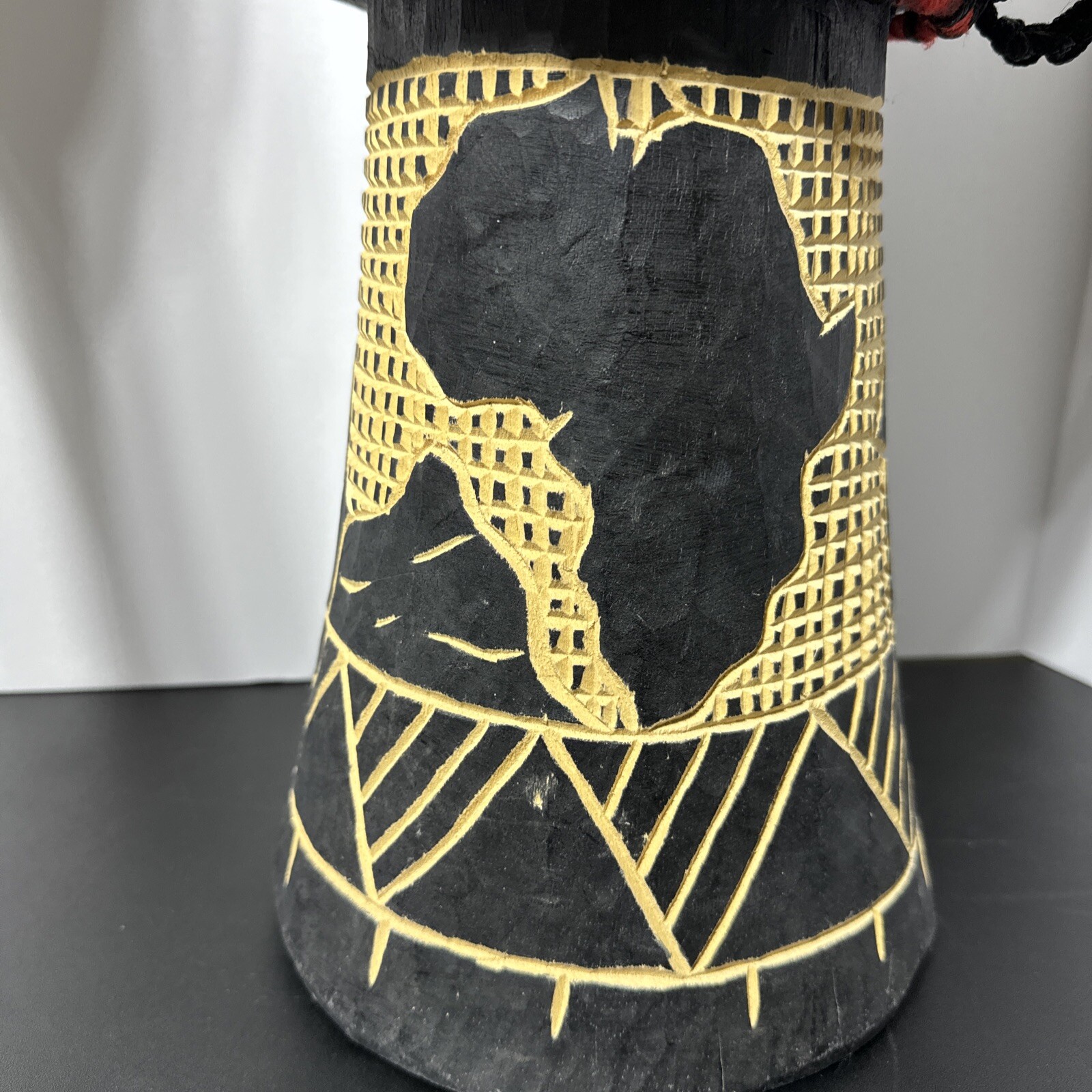 Tall Djembe 18” Height , 10'' Head Africa