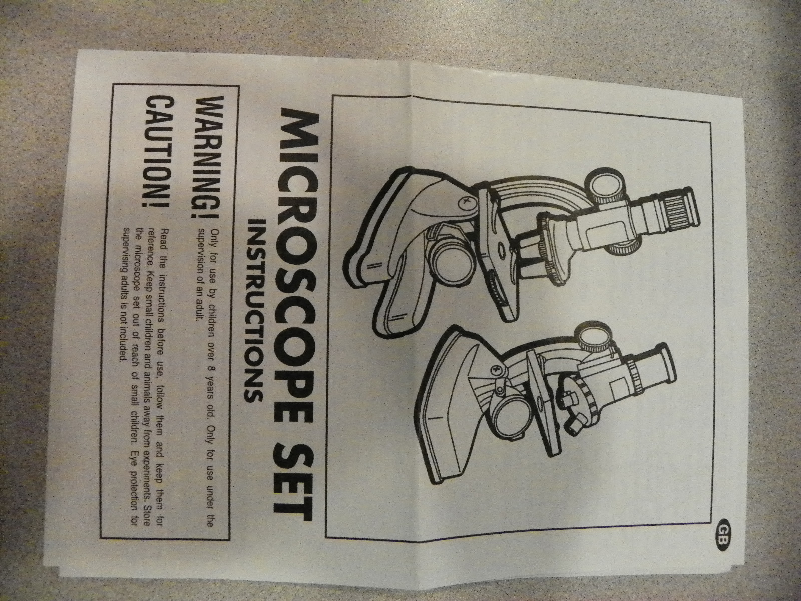 Science Tech MICROSCOPE Set Instructional CD 2 prepared slides