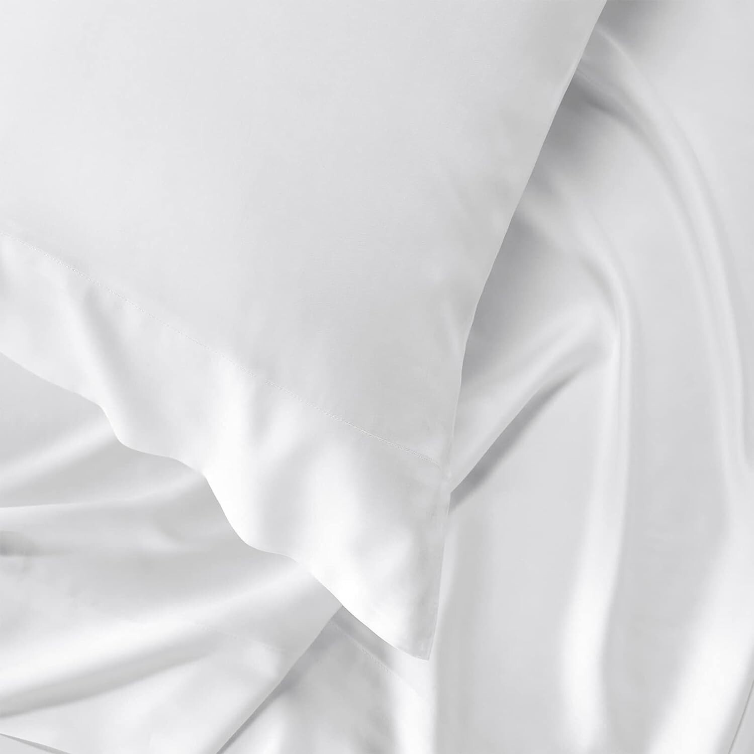 100% Organic Bamboo Pillowcases Set of 2 Standard Queen Size Oeko-Tex Bamboo Pil