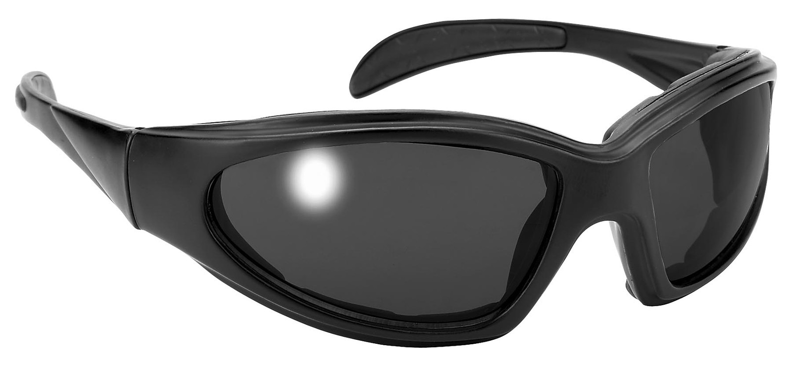 KD's Unisex-Adult Biker Sunglasses (Black/Smoke, One Size) 4360 72-4360