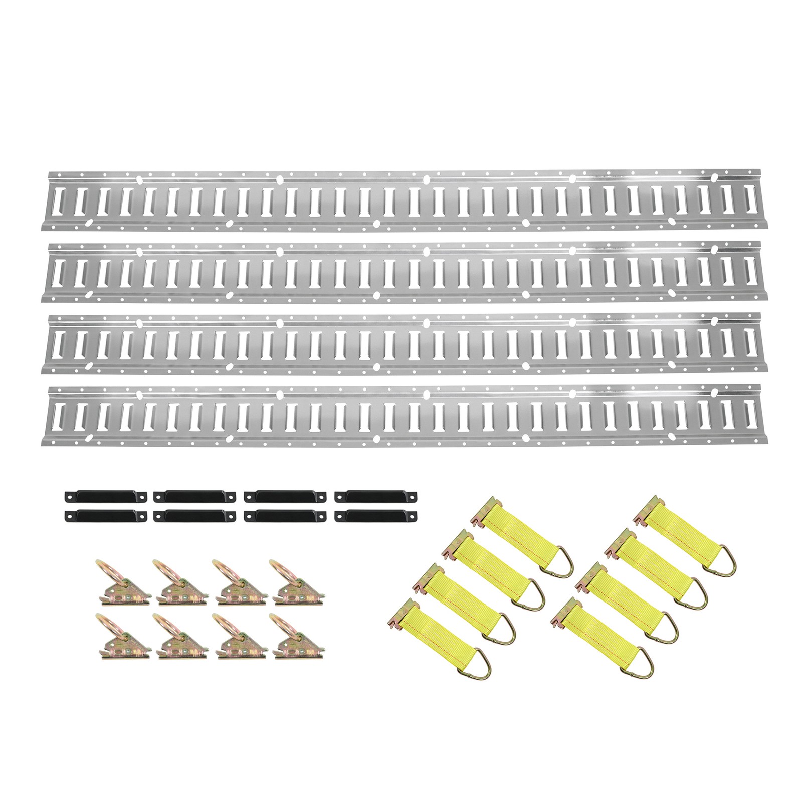 For Enclosed Cargo Trailers 24PCS 5ft E Track Kit – Secure Tie-Down Rails