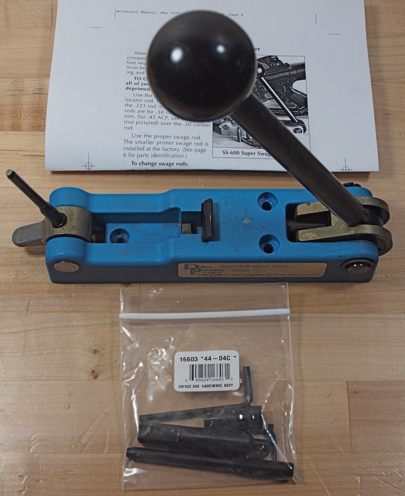 Dillon Super Swage 600 Unit-(20095)