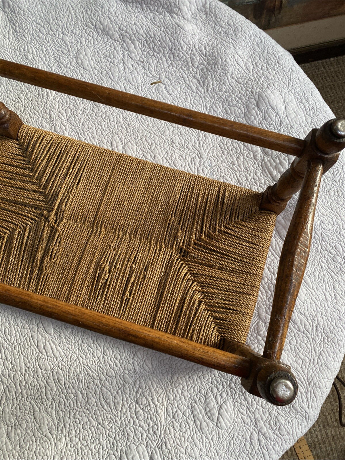 Vintage oak stool