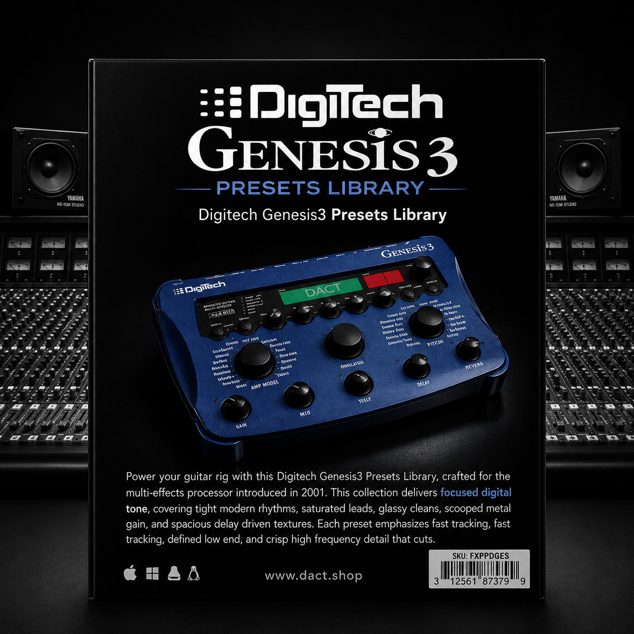 DigiTech Genesis3 Guitar Multi-FX Presets Library