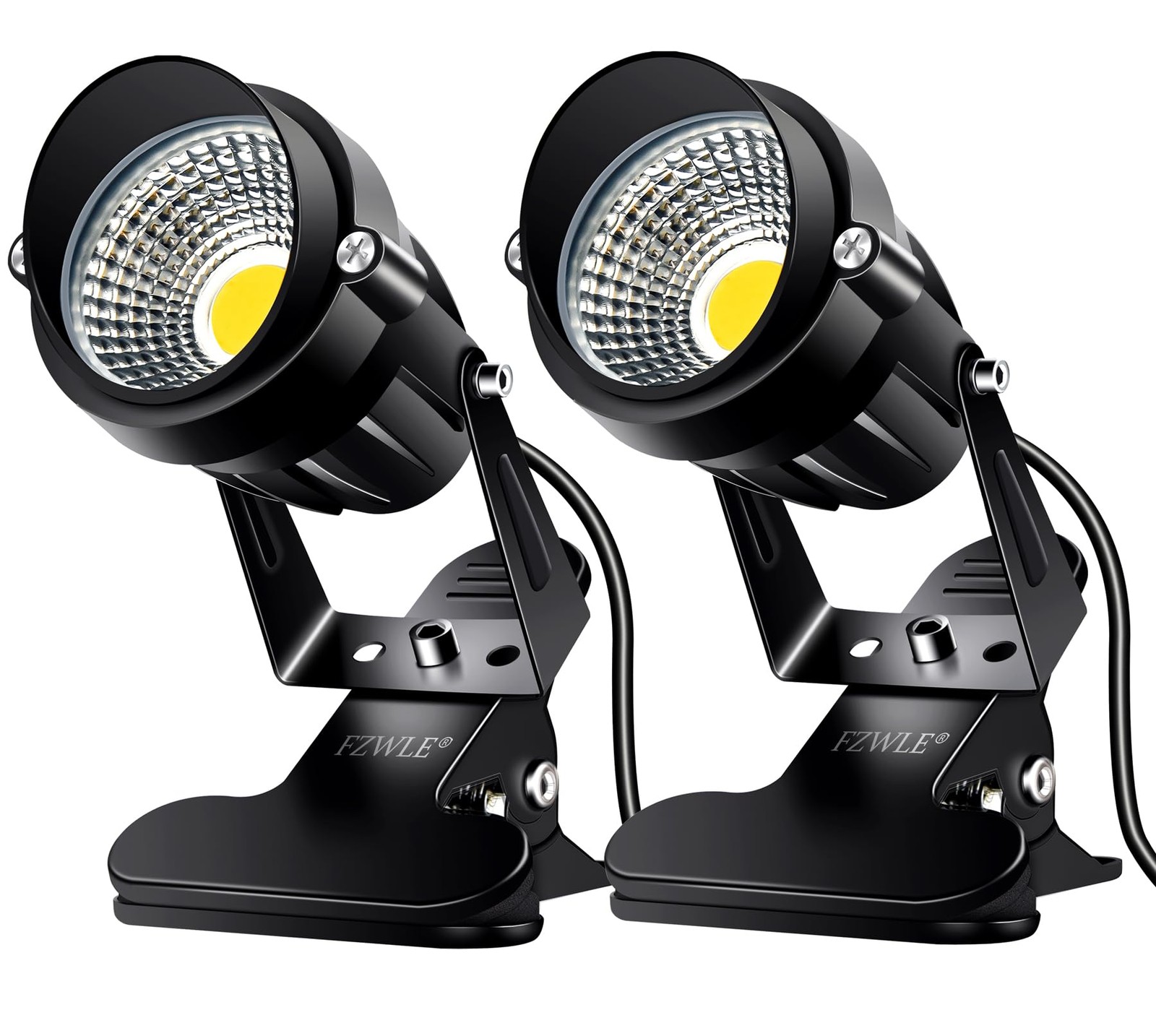 Spot Lights Clamp Indoor Spotlights, 7W Clip on Lights Daylight White Uplight...