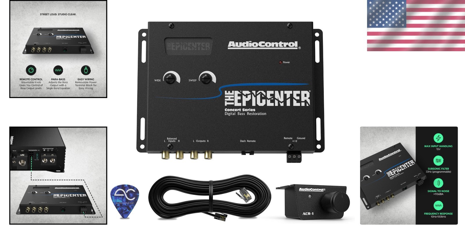 Car Audio Bass Booster EpICENTER Digital Processor Remote Control Equalizer