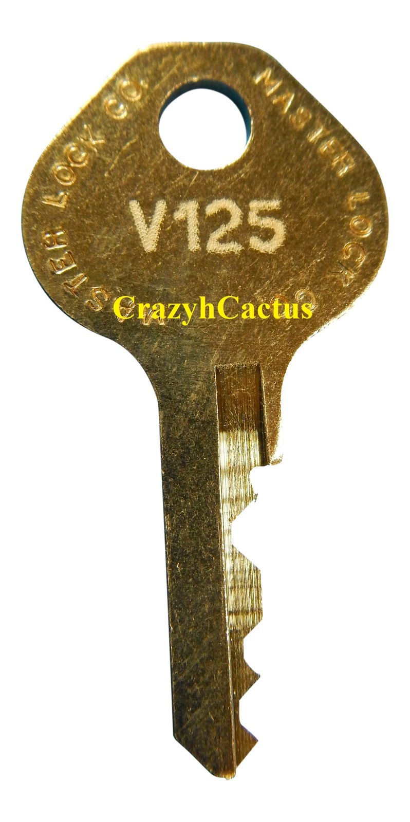 Master Lock Padlock 1525 1585 2010 2076 Control Key OEM Original Master Key V125