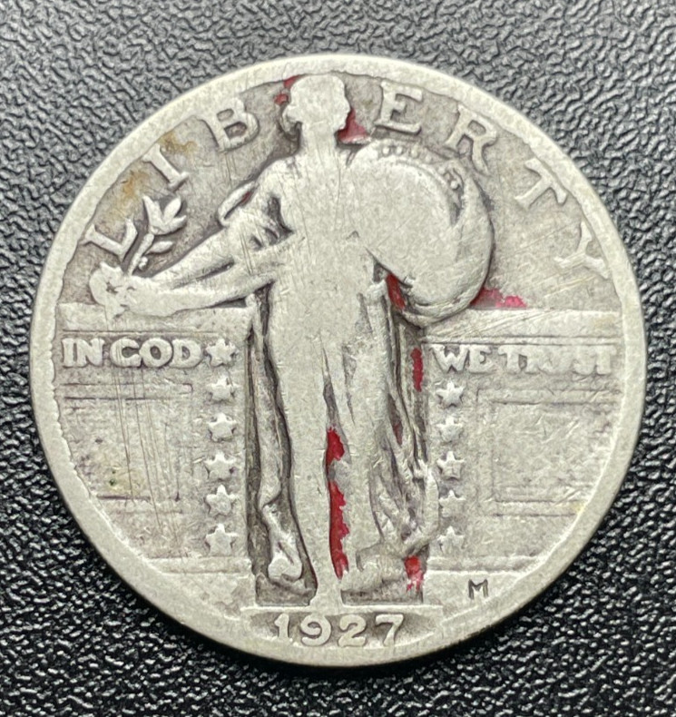 1927-P Standing Liberty Quarter