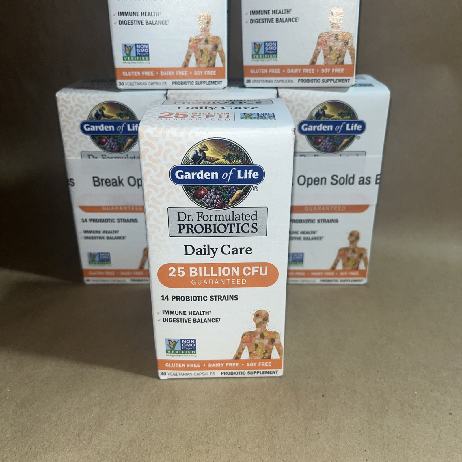 GARDEN OF LIFE DAILY CARE 25 BILLION CFU 14 PROBIOTIC STRAINS 30 CAPSULES 09/26