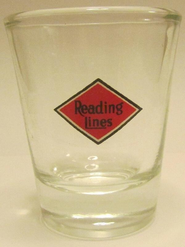 Reading Lines 1½ Shot Glass