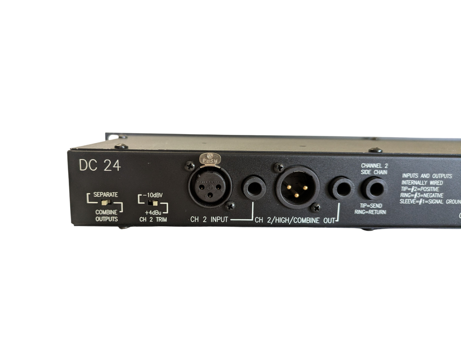 Rane DC 24 Dynamic Controller No Power Supply Untested Gate Expander Limiter