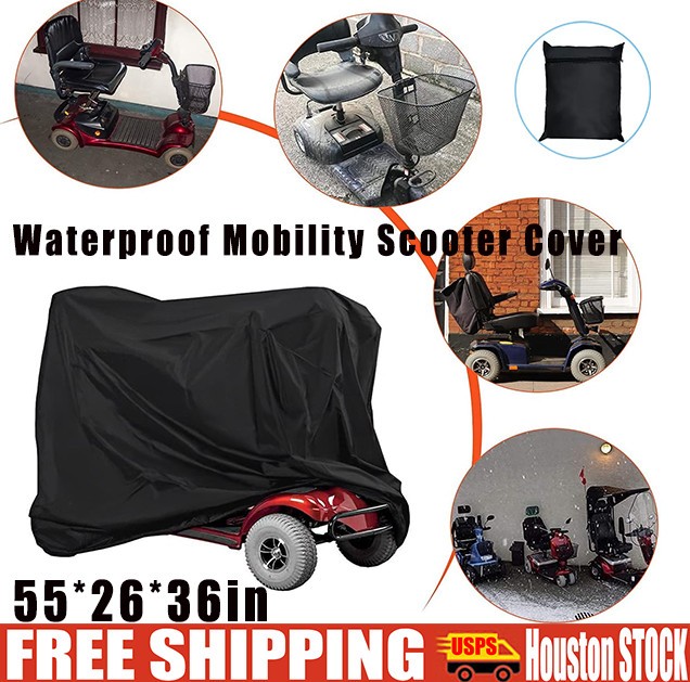 Universal mobile scooter storage cover 55*26*36" wheelchair waterproof
