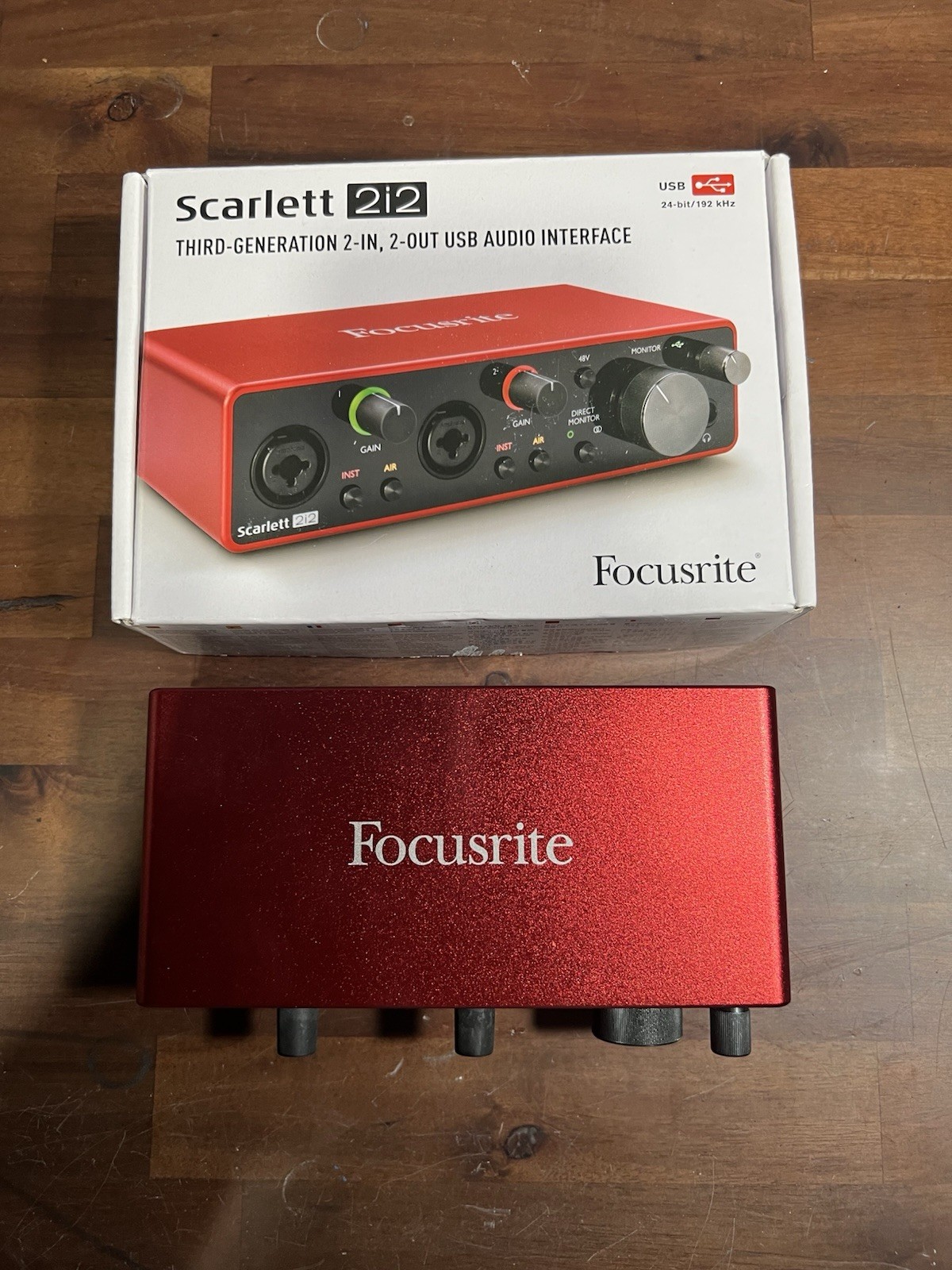 Focusrite Scarlett 2i2 (3rd Generation) USB Audio Interface
