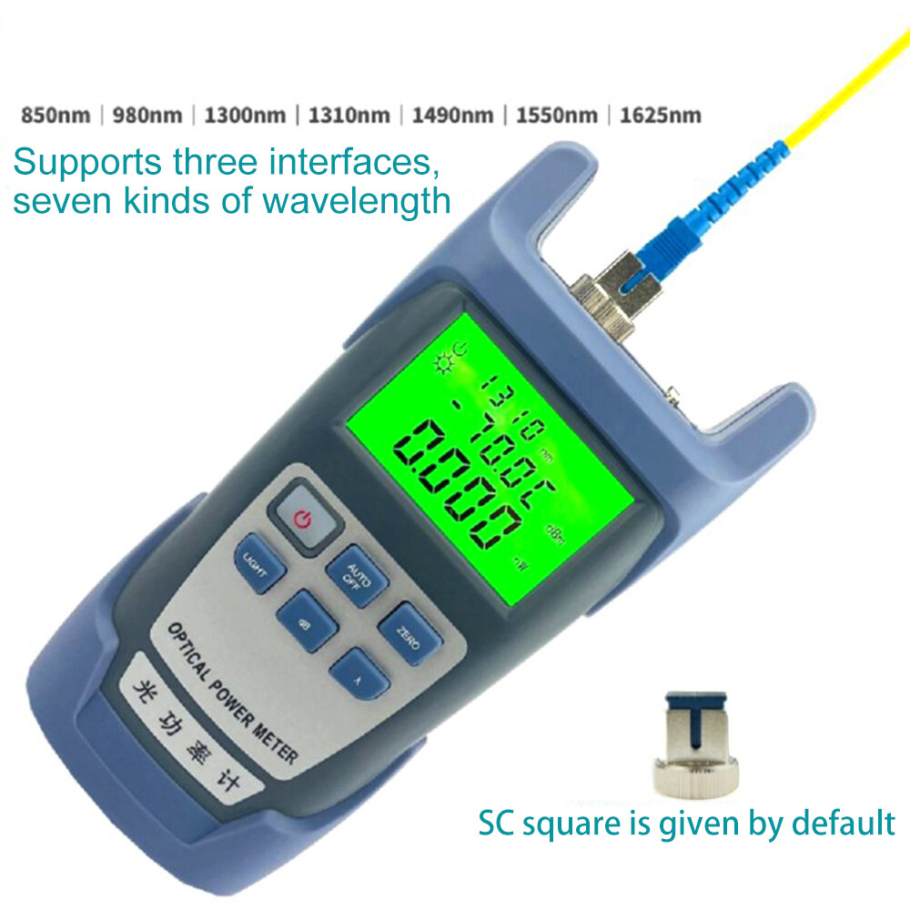 Fiber Optic Tool Kit -70~+10dBm 10mw Optical Power Meter Visual Fault Locator