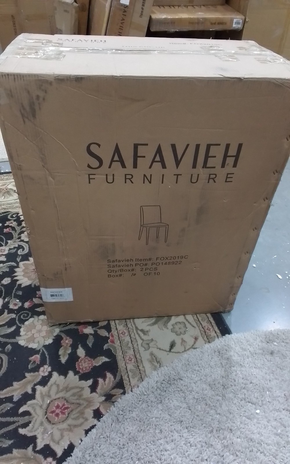 Safavieh GARRETSON SIDE CHAIR, Reduced Price 2172771044 FOX2019C