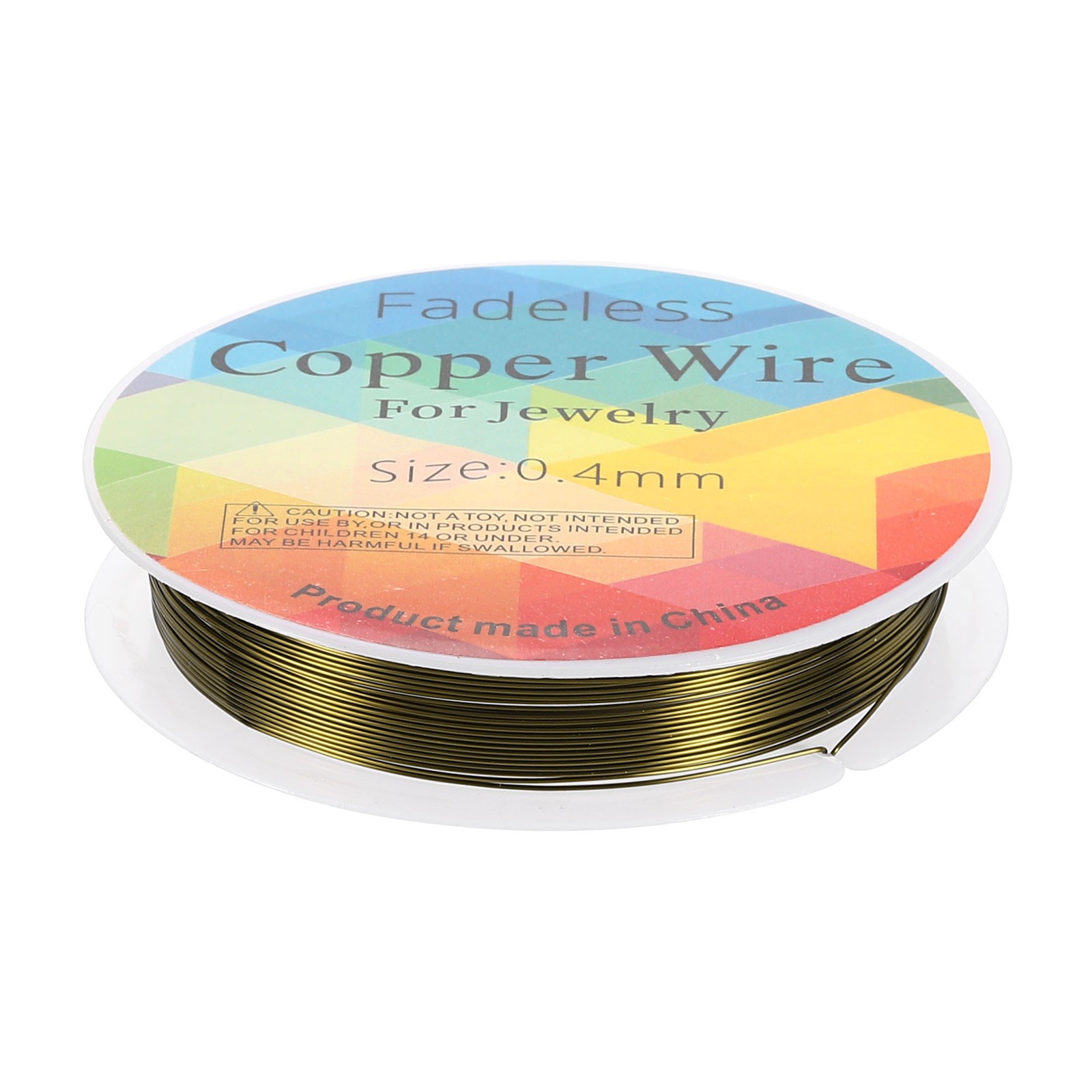 Jewelry Wire 30ft 26 Gauge Brass Craft Jewelry Wrapping Wire, Ancient Blue