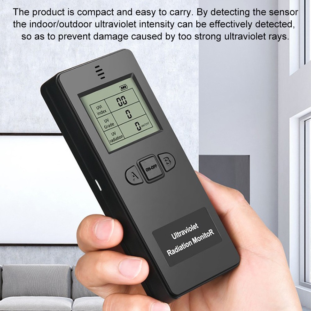 Sunlight Ultraviolet Radiation Detector LCD Digital Display UVI Meter Radiometer