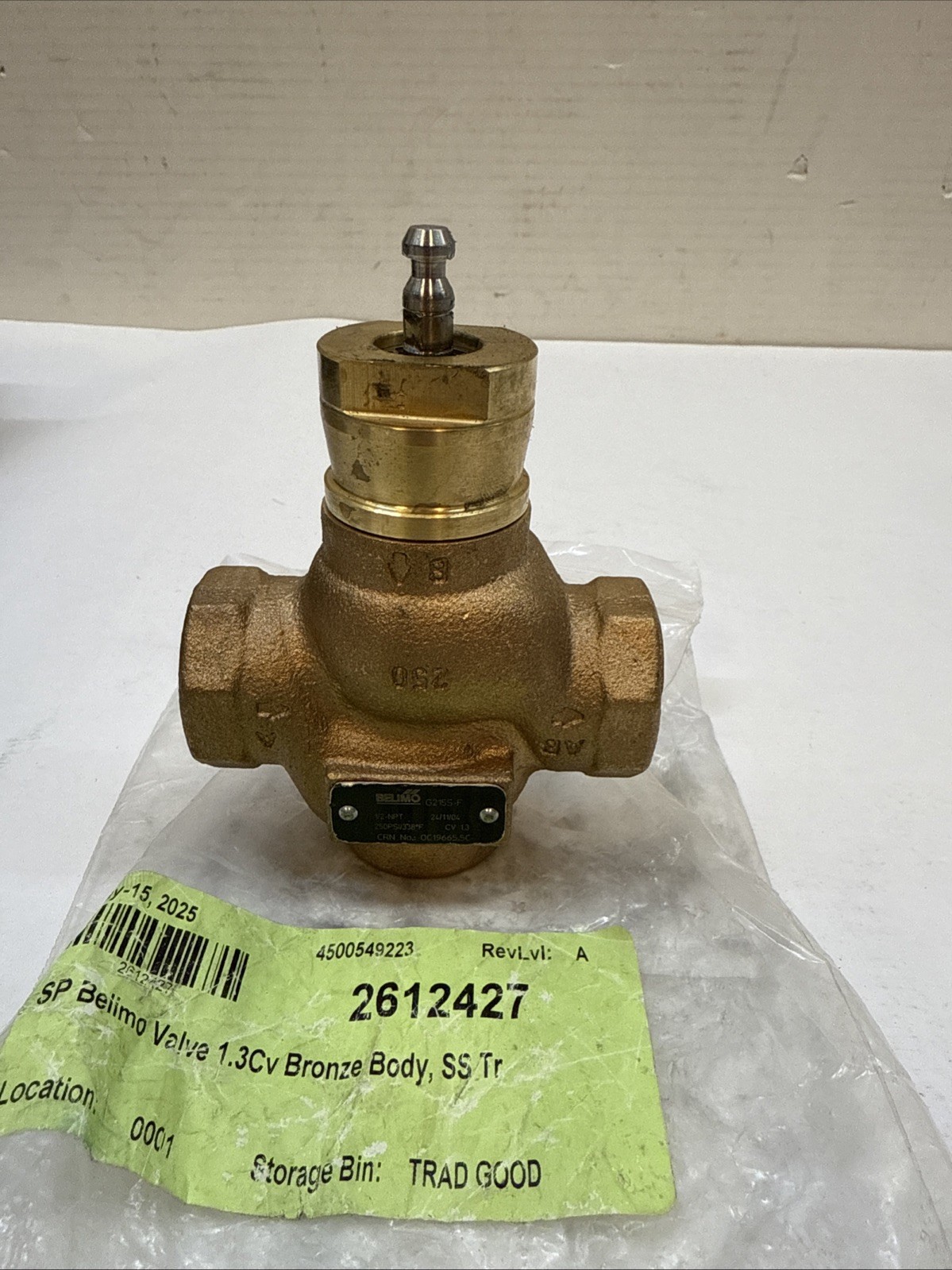 Belimo G215S-F Globe Valve