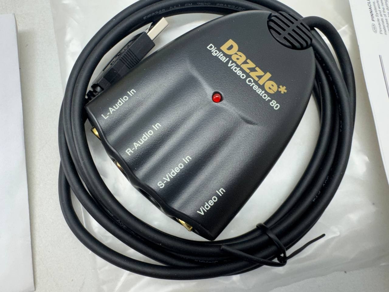 Pinnacle Dazzle Digital Video Creator 80 DVC-80 Capture Device CIB Boxed