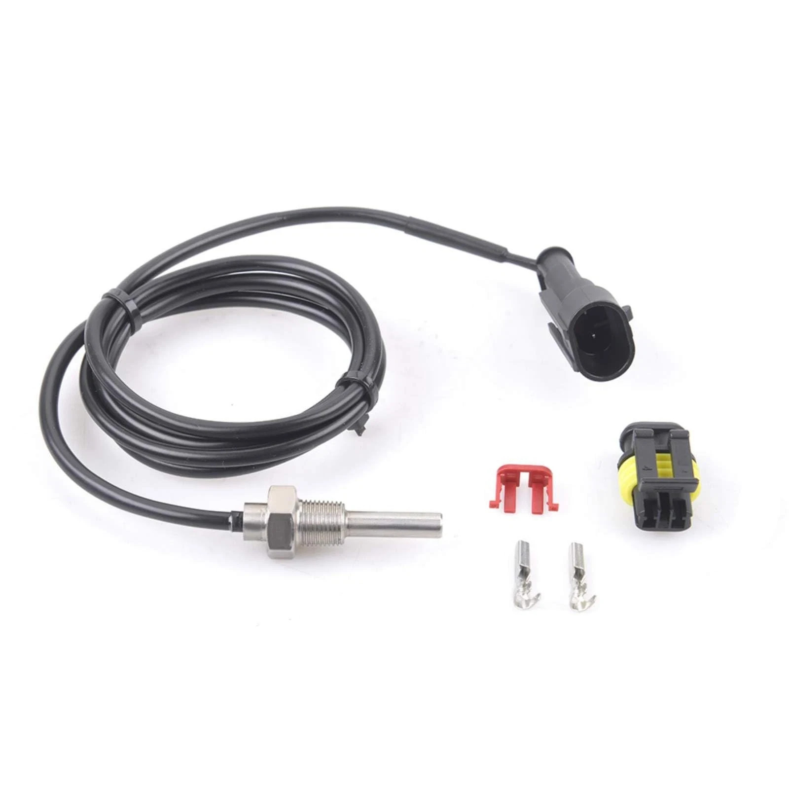 1/8 NPT Universal Oil Water Coolant Temperature Sender, Dual Wire Temp Sensor