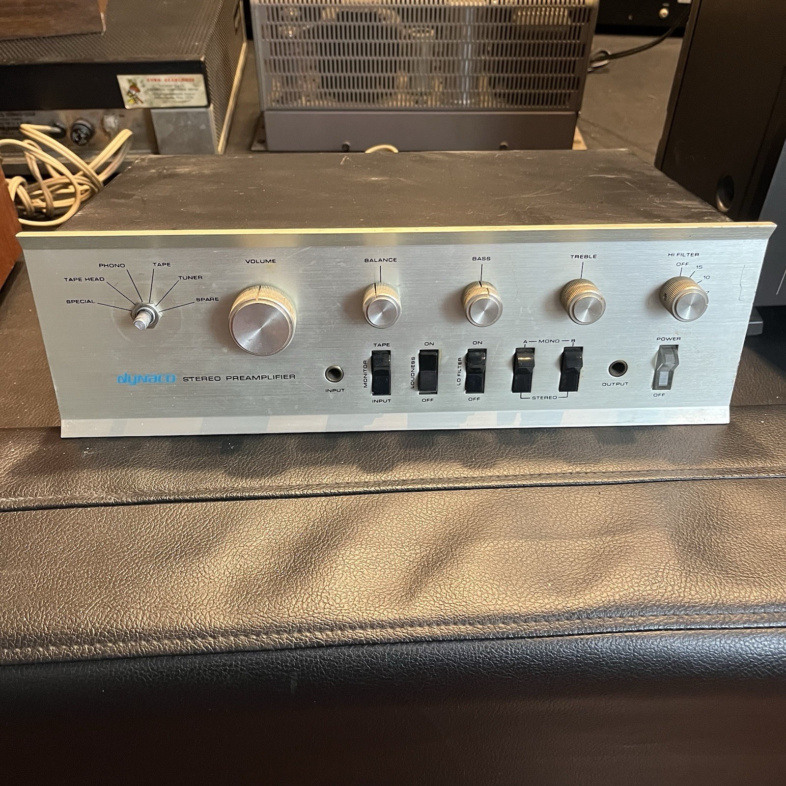 Vintage DYNACO PAT-4A Stereo Preamplifier Powers On Untested