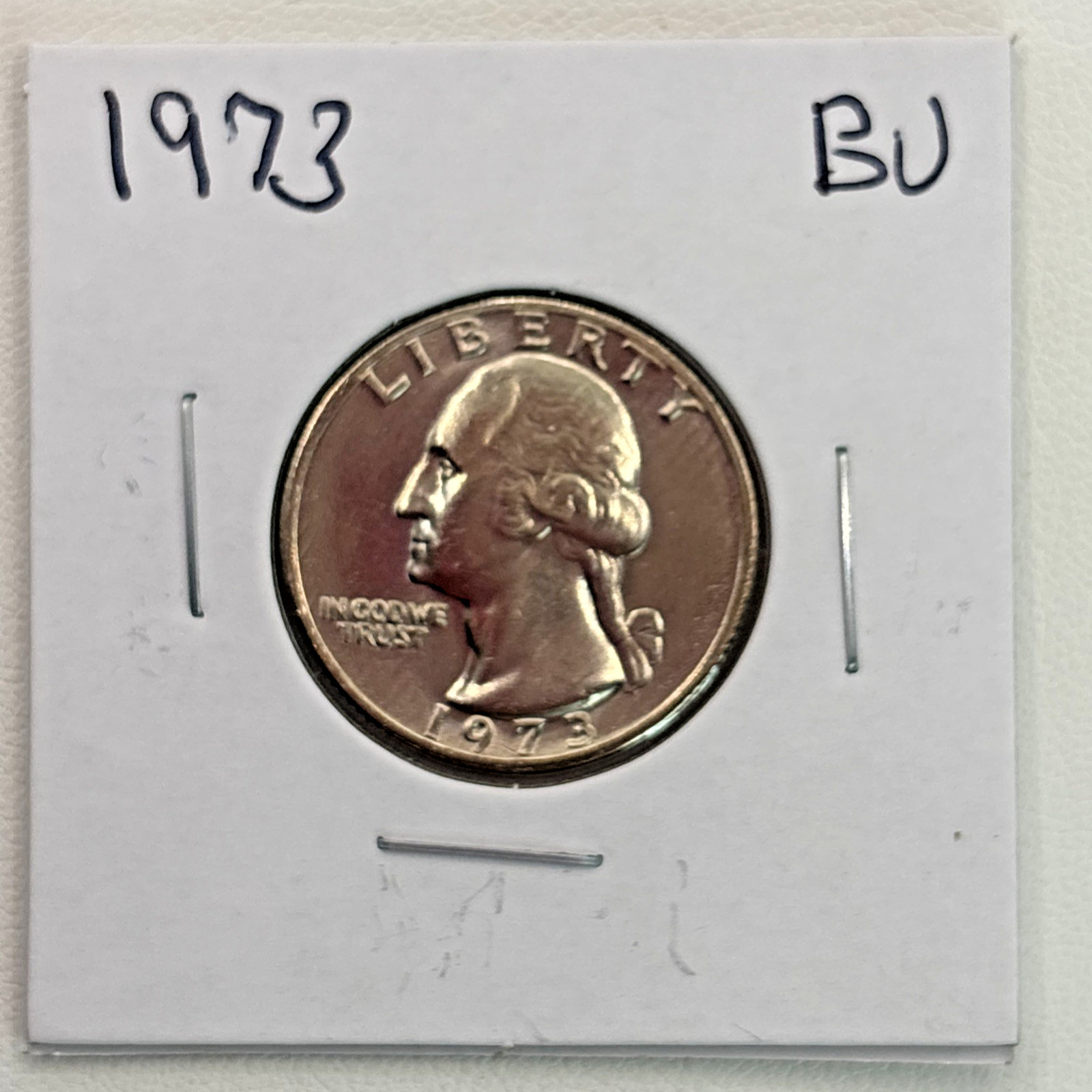 1973  Washington Quarter BU (Brilliant Uncirculated) Philadelphia Mint
