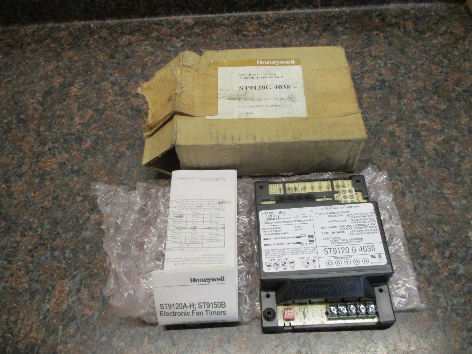 NEW HONEYWELL ST9120G4038 Fan Control Board ST9120G 4038 FREE SHIPPING