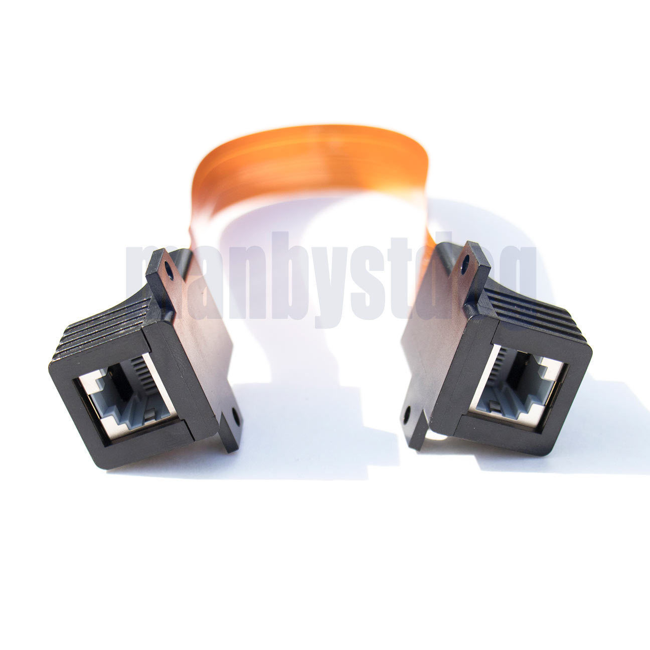 Premium Flat Cat5 Window & Doors Feed-Through cable OEM RJ45 US Seller Fast Ship