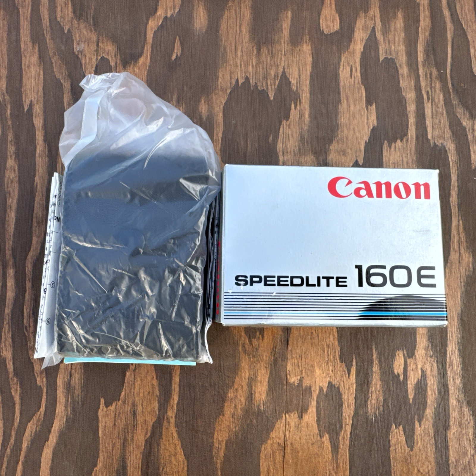 Canon 160E Speedlite Flash NEW OPEN BOX - Fits EOS/Rebels Camera w/Pouch Manual